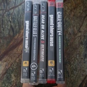 Lot of 5 PlayStation 3 games
