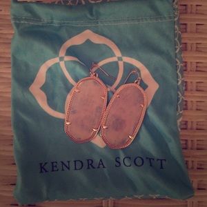 Rose quartz Danielle Kendra Scott earrings