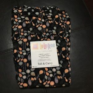 TC leggings.  Black background