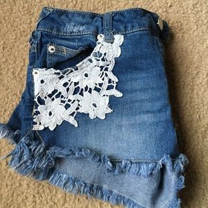 Crochet Pocket Shorts
