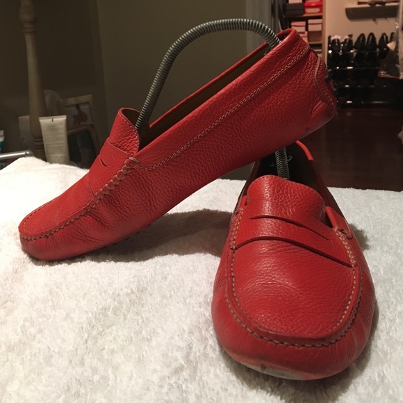 TOD'S RED LOAFERS