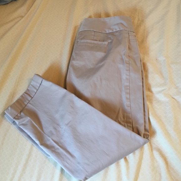 Tan capris from the Limited... Great condition.
