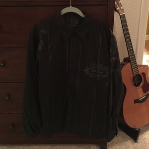 Rock 'n' roll  longsleeve button-down