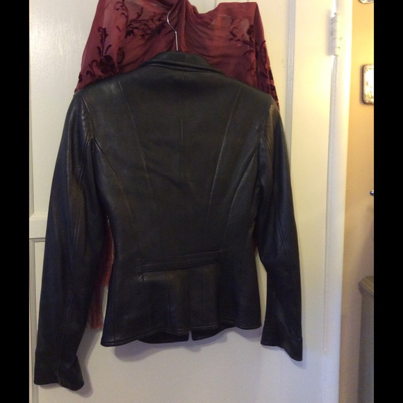 PRIVILEGE Genuine Leather Jacket - Picture 2 of 4