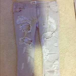 One Teaspoon Thrashed Freebirds Jeans