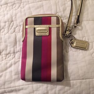 Coach Cell Wristlet