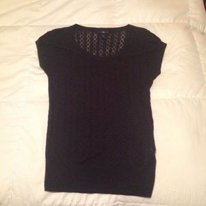 H&M black lacy layering top