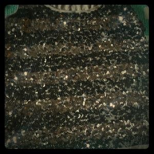 Sequin evening top