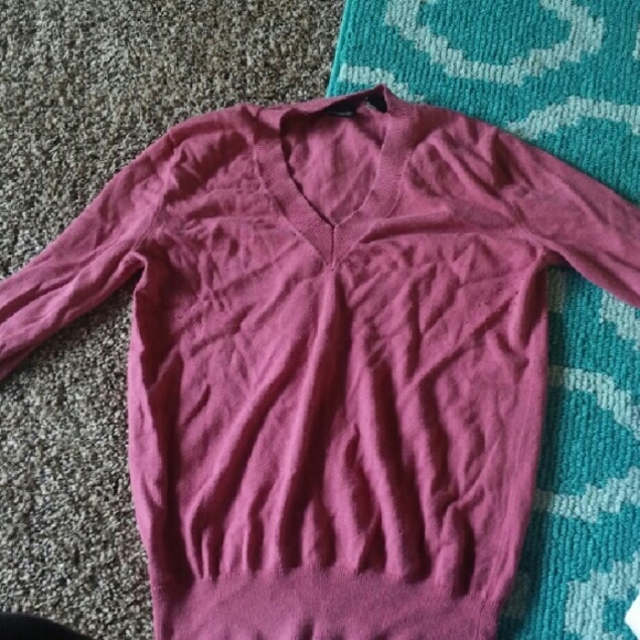 Pink office sweater