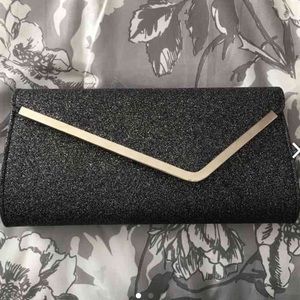Black Sparkle Clutch