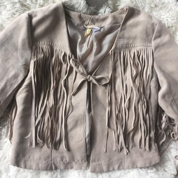 HM Fringe Suede Jacket
