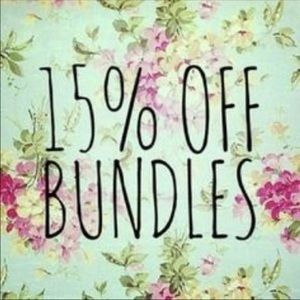 15% off Bundles!!