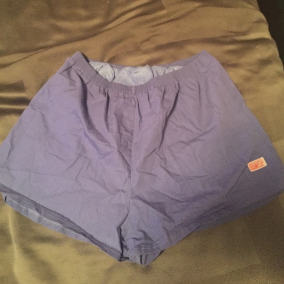 Gently used blue running shorts