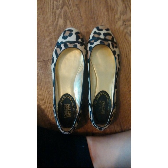 Coach Leopard ballet flats