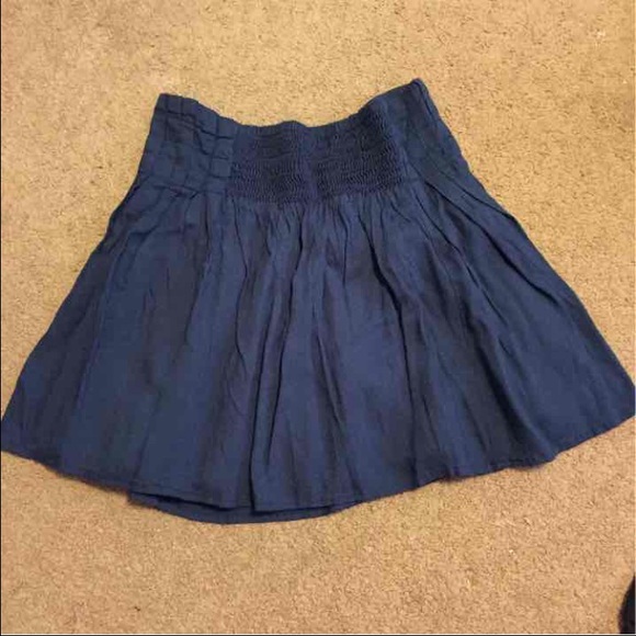 Bershka blue skirt