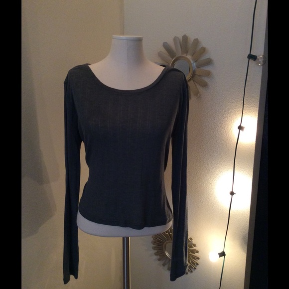 Knit crop top
