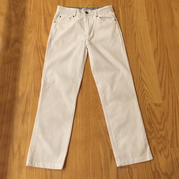Isaac Mizrahi boys white pants/jeans in size 14