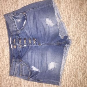 Refuge denim high waist shorts