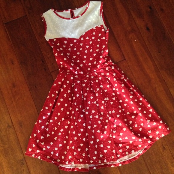 Bonne chance collections Dresses & Skirts - Bonne Chance Collections sweetheart red dress