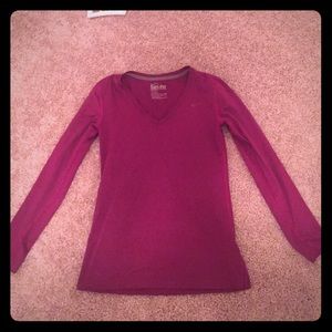 Nike dry fit raspberry workout top