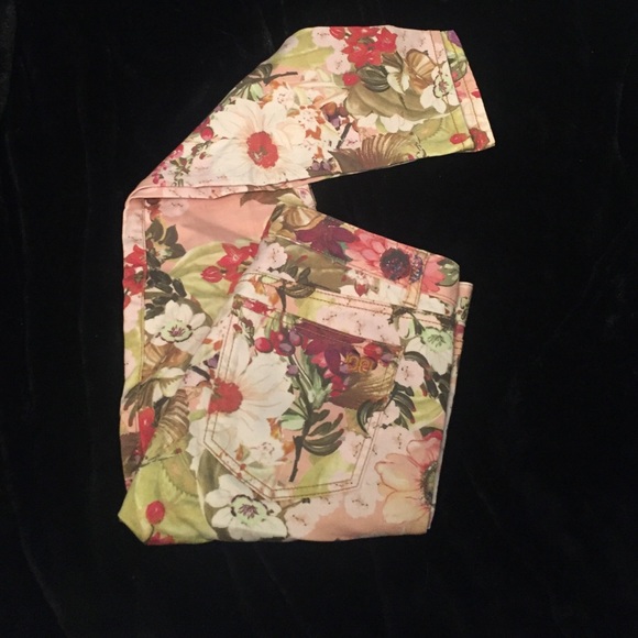 Tory Burch Floral Jeans