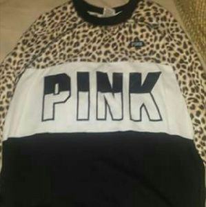 Vs pink sweat shirt
