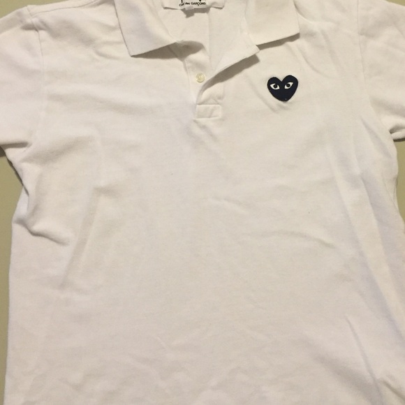 comme de garcon polo shirt