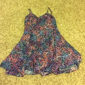 Floral pretty lower thigh length dress