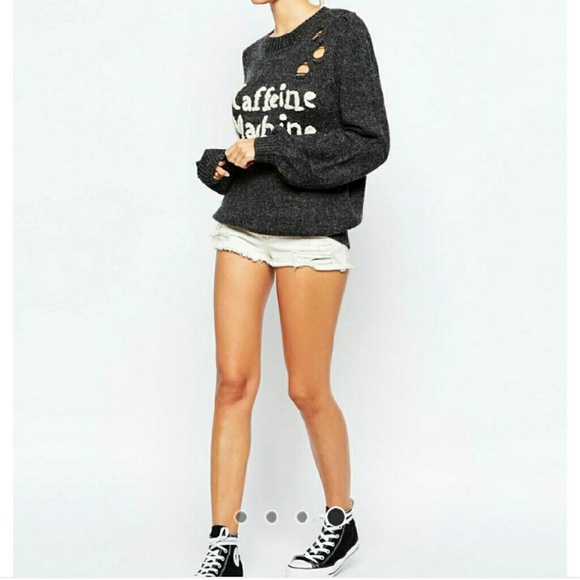 💕LAST ONE💕Wildfox caffeine Machine Sweater - Picture 2 of 4