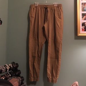 Men's Khaki Joggers