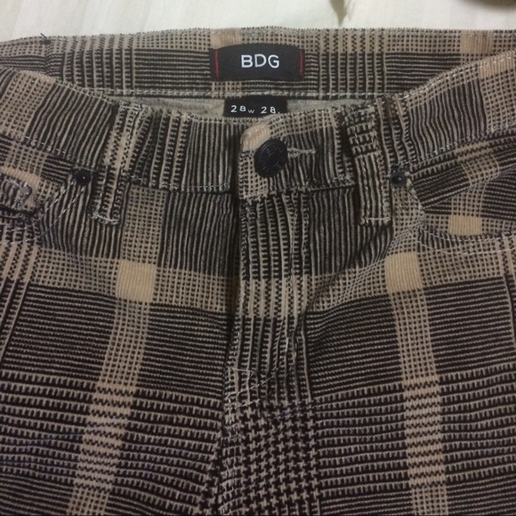 Sale! BDG corduroy pants in plaid