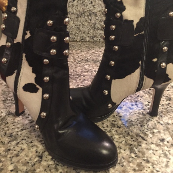 Ladies Luciano Padovan Cowhide Boots - Picture 1 of 4