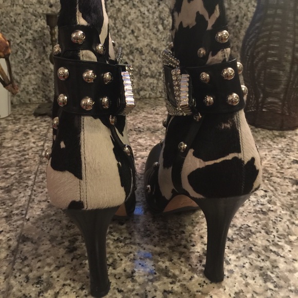Ladies Luciano Padovan Cowhide Boots - Picture 3 of 4