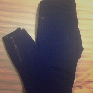 BDG cords in purple houndstooth