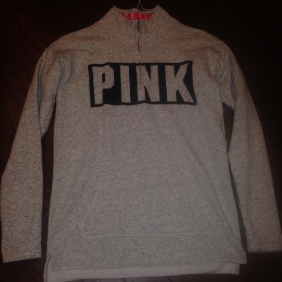 Pink Victoria Secret Zip Up Sweatshirt