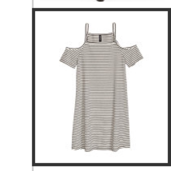 Open shoulder Striped Dress XS/S