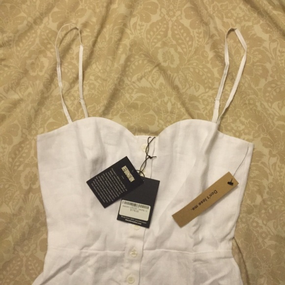 SOLD-Reformation White Amery Dress - Picture 4 of 4