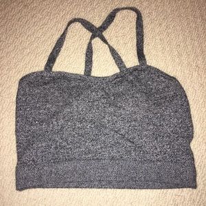 AA grey crop top