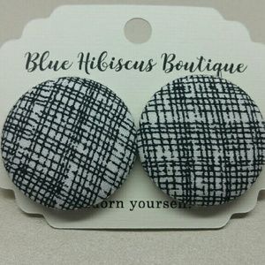 Ankara Covered Earrings