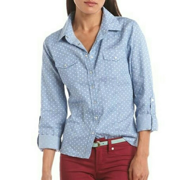 Charlotte Russe Chambray Top