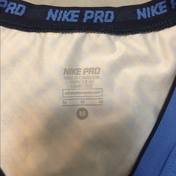 Nike Pro V Neck Top - Picture 2 of 3