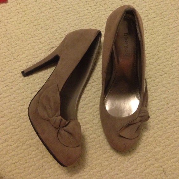 Suede heels