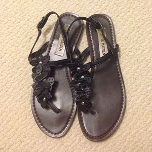 Black Steve Madden sandals