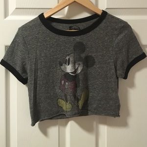Mickey mouse crop top