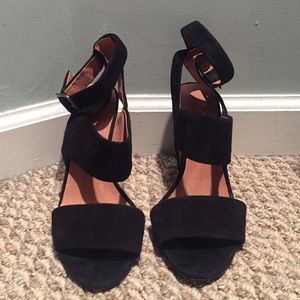 Madewell Suede Black Sandals