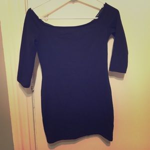 Basic mini black dress