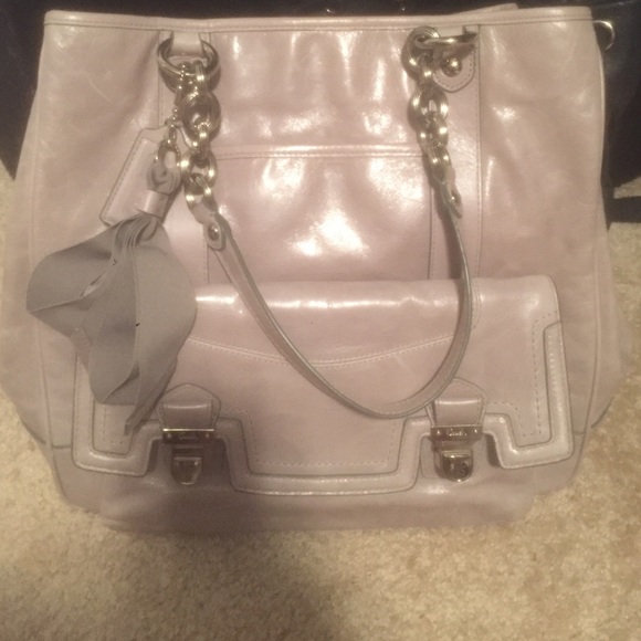 Coach gray purse OBO