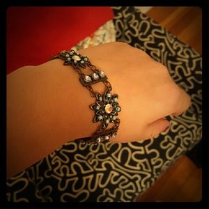 Blue and Bronze Cuff