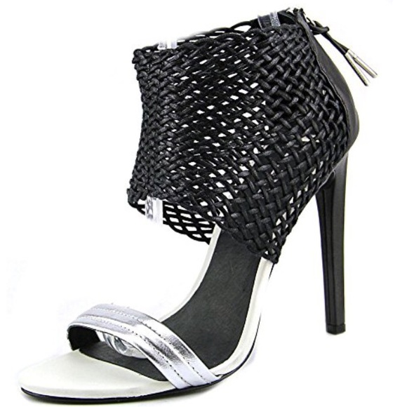 L.A.M.B. Shoes - NEW L.A.M.B. Black Bishop Mesh Sandals sz 10