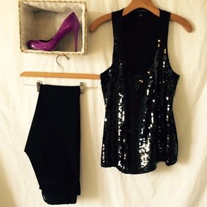 Banana Republic Sequin Top